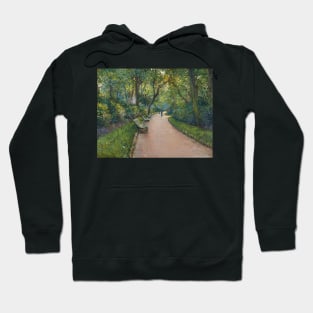 Le Parc Monceau by Gustave Caillebotte Hoodie